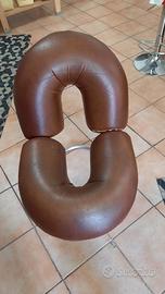 Poltrona vintage Willy Rizzo (nello stile)