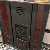 Stufa pellet idro salvaspazio come nuova