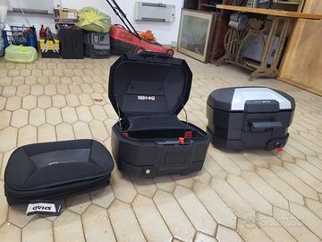 Coppia di valige laterali shad sh38x expandible