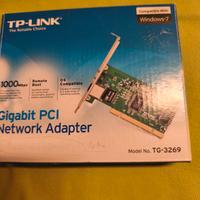N.2 Schede DI rete PCI: TP-link e INTELLINET