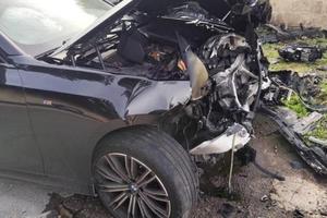 Bmw M 340 d incidentato