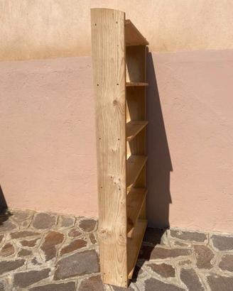LIBRERIA IN LEGNO MASSELLO