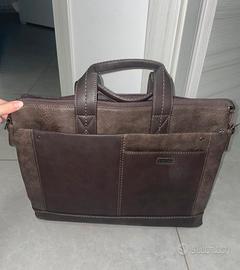 valigetta borsa  porta pc portatile in pelle