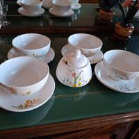set tazze e zuccheriera