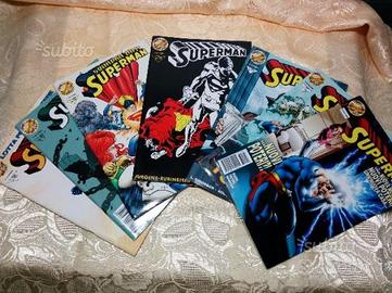 Lotto 7 Fumetti Superman , Ed.Playpress , 1997/98