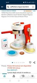 Macchina caffè in legno