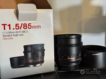 Samyang 85mm T/1.5 ED AS UMC Canon ef