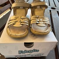 Sandali bimba Falcotto tg 22 color oro