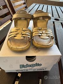 Sandali bimba Falcotto tg 22 color oro