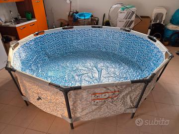 piscina bestway steel pro max