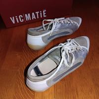 sneakers Vic Matiè originale pelle tessuto 37 