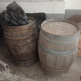 botti barrique usati da arredo