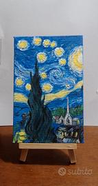 notte stellata 10 x 15 dipinto 