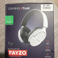 Cuffie gaming Trust fayzo gtx 489W NUOVE ps5/xbox