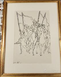 Corrado Cagli Artista Italiano. TRATTABILE.