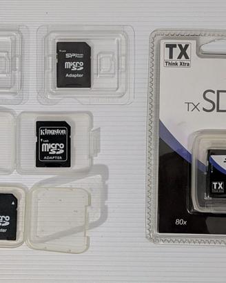 Schede SD micro SD e adattatori