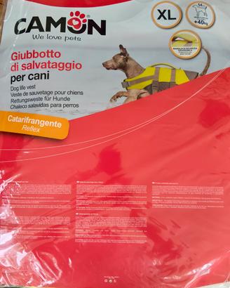 Giubbotto di salvataggio per cani XL – Camon