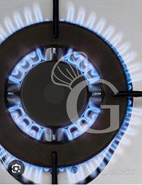 Cucina gas 4 fuochi gpl forno elettrico ventilato