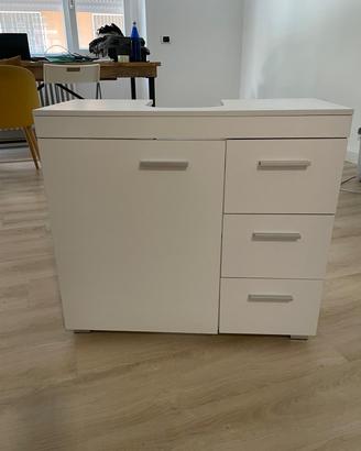 mobiletto bagno bianco
