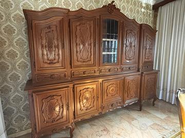 Mobile in noce vintage anni ’70, grande formato