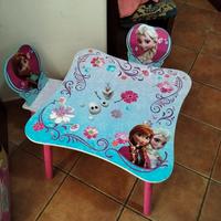 Tavolo e 2 sedioline Disney Elsa