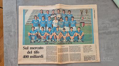 Il Mattino "Napoli campionato 89-90" 29 Apr. 1990