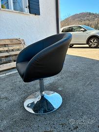 Poltrona da parrucchiere con seduta regolabile