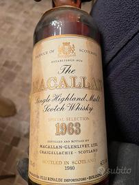 Macallan 1963 rinaldi import