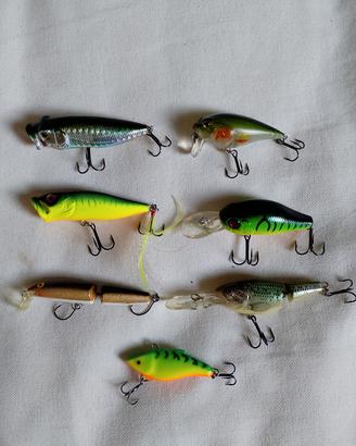 Set 7 hardbaits da spinning