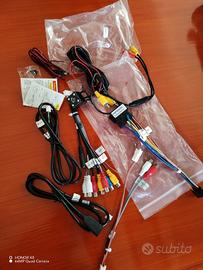 telecamera e cavetteria Stereo doppio din