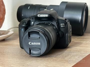 Canon EOS 700D + obiettivo 18-55mm reflex digitale