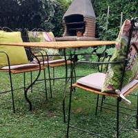 Tavolo sedie da giardino