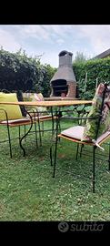 Tavolo sedie da giardino