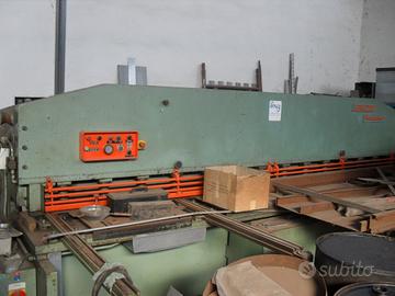Cesoia a ghigliottina 4metri/6mm+ pressa 50t 4mt