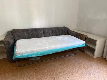 Divano 2 posti in tessuto 