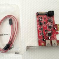 PCIe x1 SATA 6 Gb/s 2x SATA + 2x USB 3.0