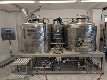 Impianto produzione birra