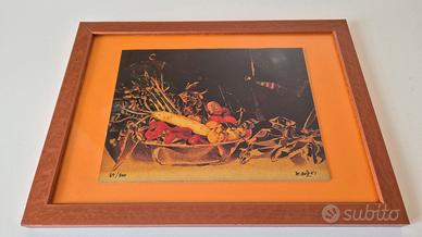 Quadro serigrafia su lastra oro 750 De Andreis
