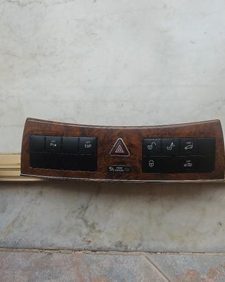 pulsanti consol Mercedes clk
