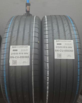 2 Pneumatici 215/55 R18 Goodyear Efficient Grip Pe