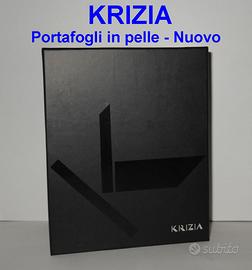 Portafogli uomo KRIZIA pelle nero - Nuovo Vintage