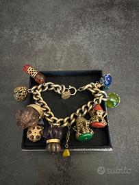 Bracciale modello Gipsy De Wan placcato oro pietre