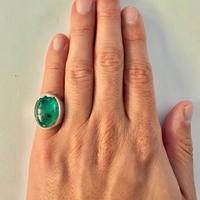 Anello con smeraldo naturale da 9,50 ct