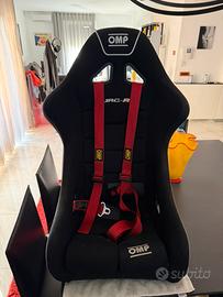 Sedile da corsa omp wrc xl fia 8855-1999