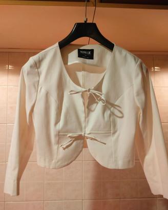 Giacchino Nuna Lie bianco tg. XS