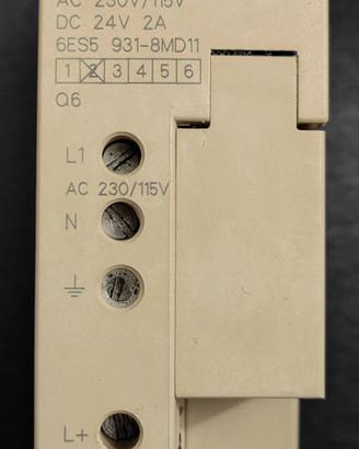Alimentatore Siemens Simatic S5 6ES5931-8MD11