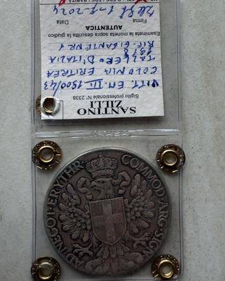 Italicum Tallero V.Emanuele III 1918