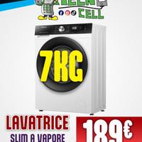 LAVATRICE SLIM 7kg A Vapore