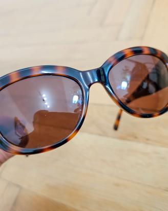 Obra occhiali da sole vintage tartarugati cat eye