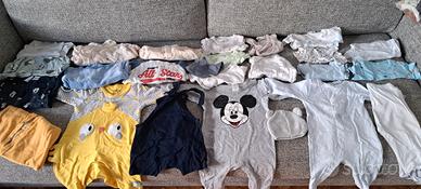 stock abbigliamento bimbo 0-3 mesi